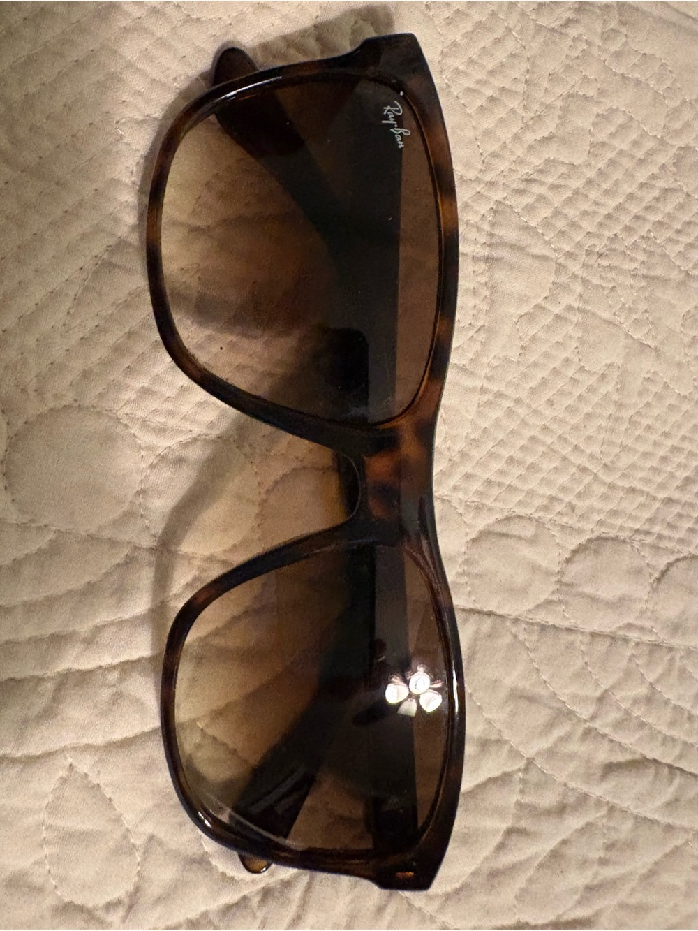 Ray-Ban Women's Tortoiseshell Sunglasses with Brown Gradient Lenses